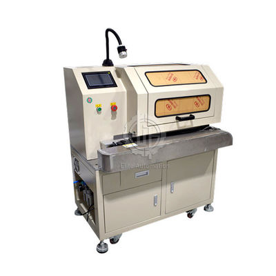 μηχανή επεξεργασίας καλωδίων μήκους 2400pcs/H 80mm για το στρώμα προστατευτικών καλυμμάτων