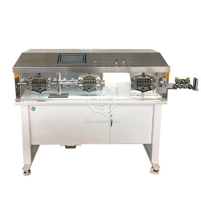 100pcs/H γδύνοντας μηχανή καλωδίων PLC μεγάλη αυτόματη με την περιστροφική λεπίδα