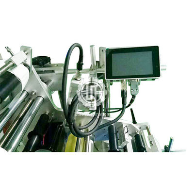 20-80pcs/Min επίπεδη επιφάνειας μηχανή μαρκαρίσματος αυτοκόλλητων ετικεττών αυτόματη για τα καλλυντικά