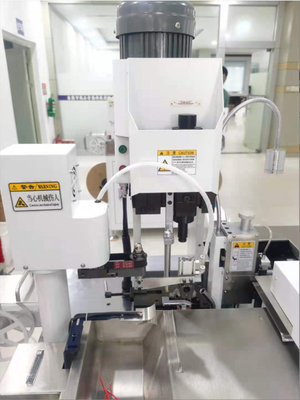 AC220V πλήρως σερβο διπλή επικεφαλής τελική μηχανή με την οθόνη LCD